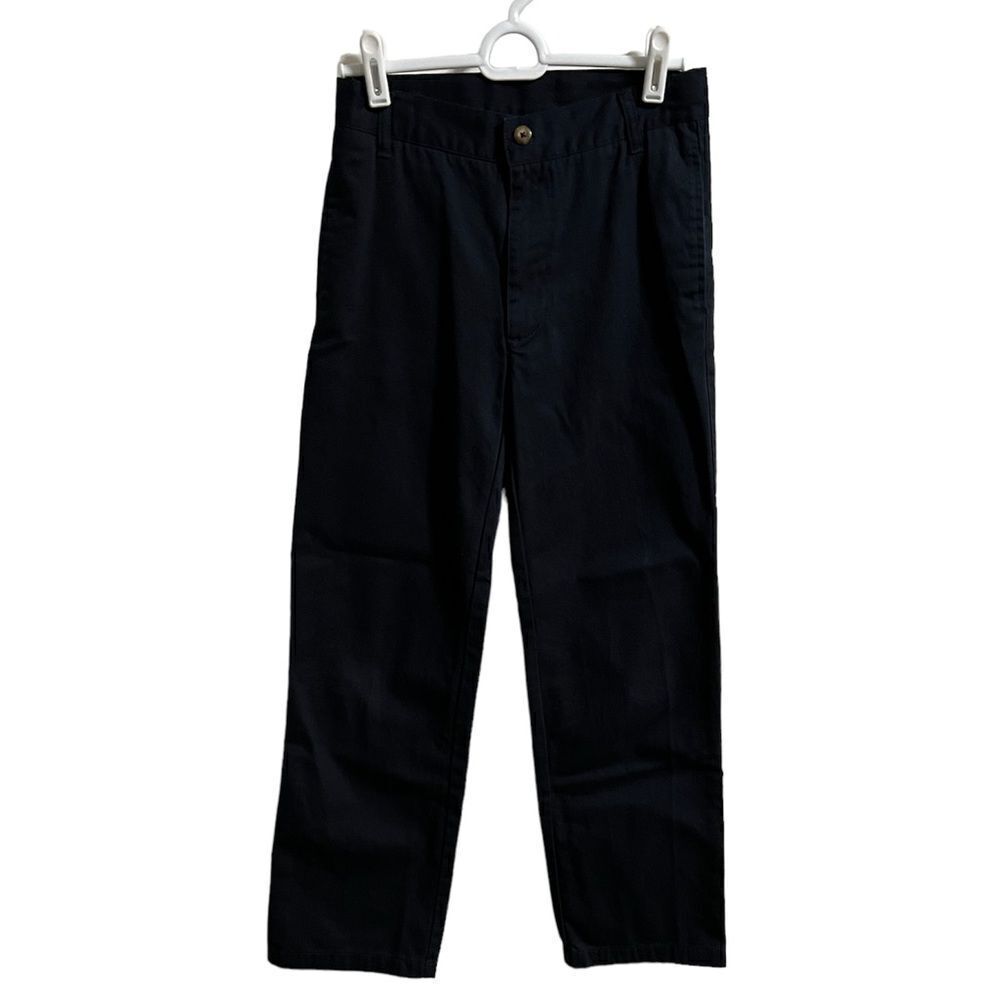 Kitestrings youth boys size 12 navy blue dress pants with adjustable waist.